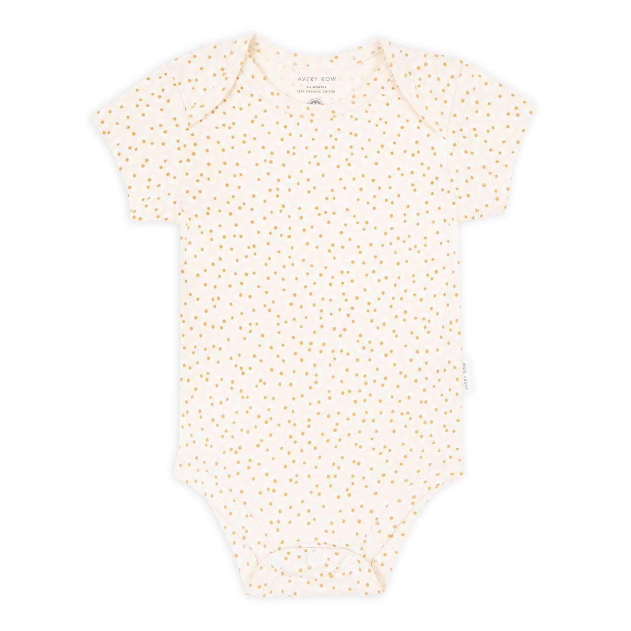 Avery Row - Printed Jersey Onesie, Wild Chamomile